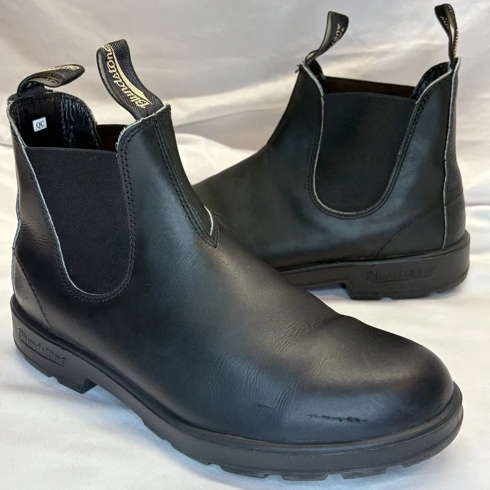 Blundstone Originals 510 Chelsea Boots Black Leather Men's Size US 11